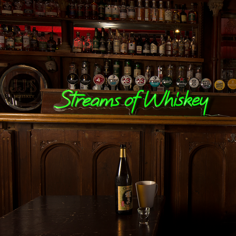 Streams of Whiskey Neon