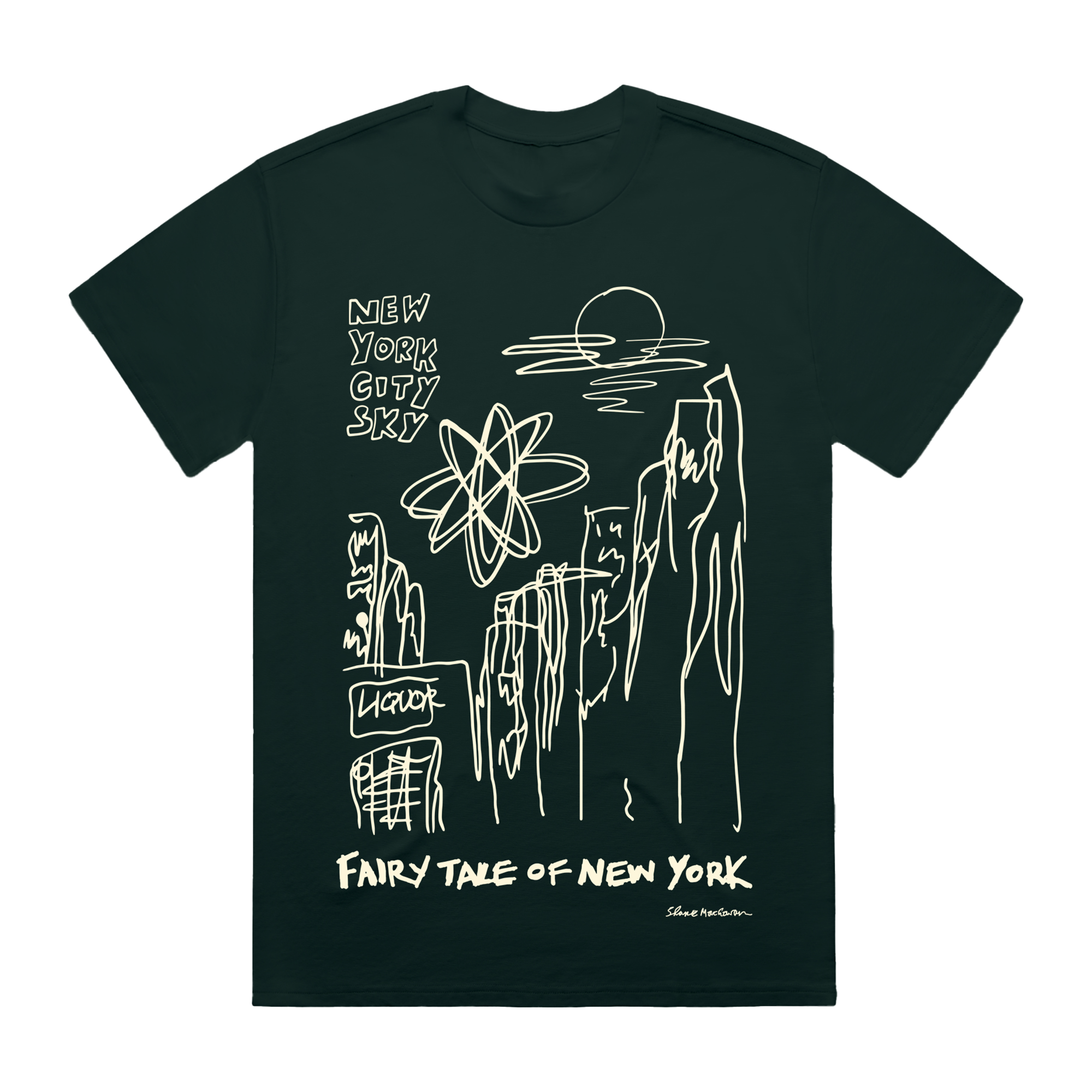 Fairytale of New York Pine Green T-Shirt
