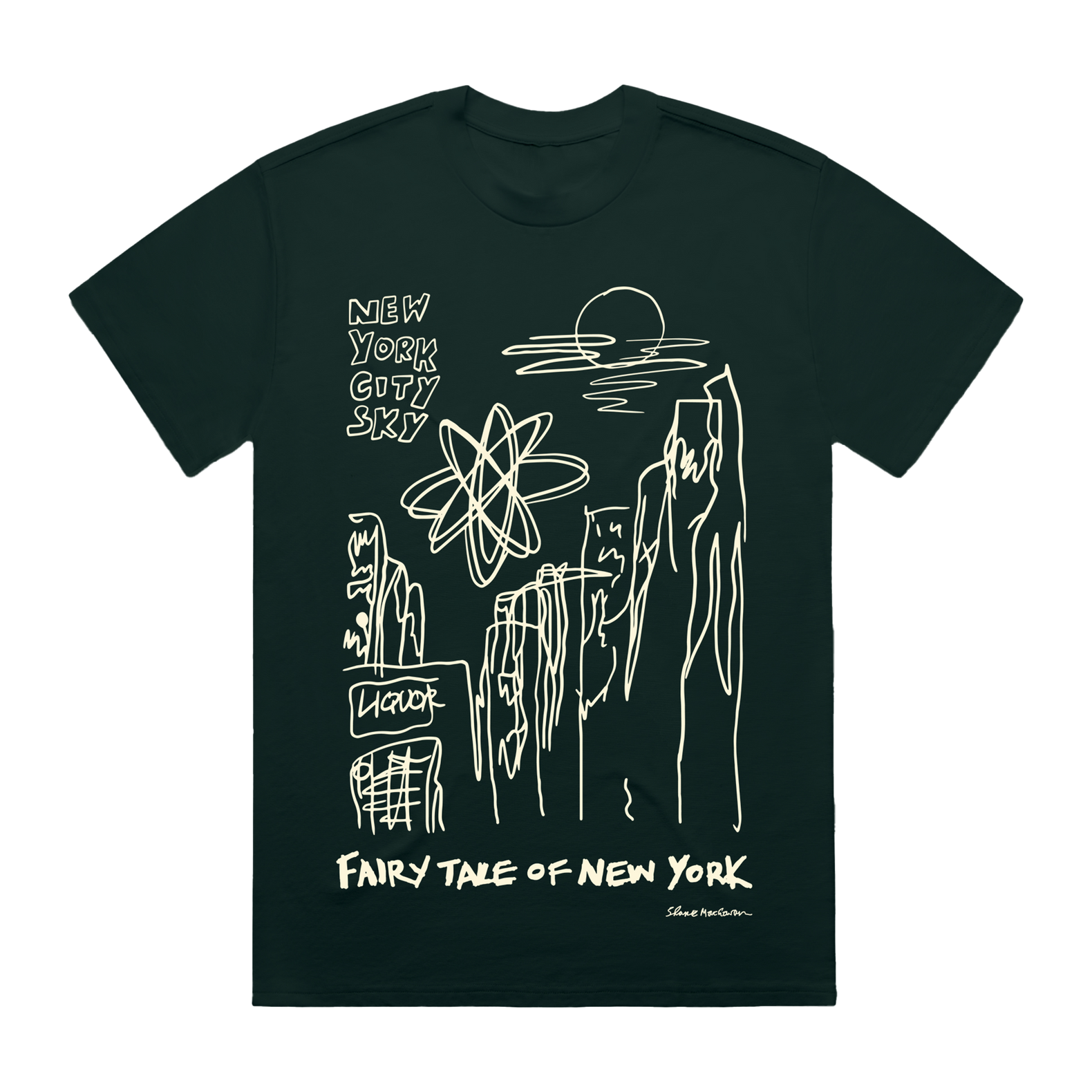 Fairytale of New York Pine Green T-Shirt