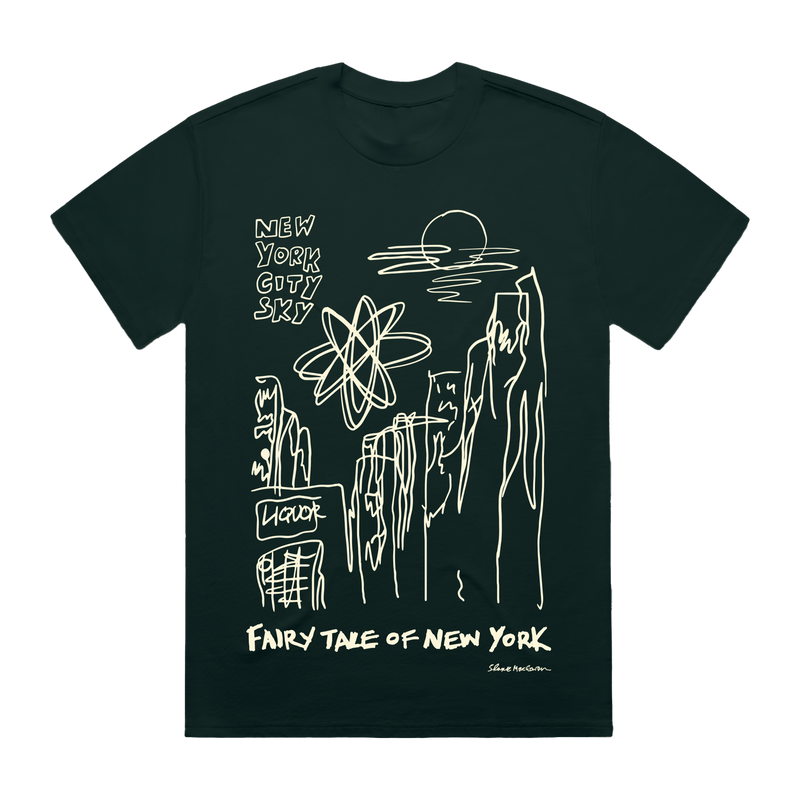 Fairytale of New York Pine Green T-Shirt