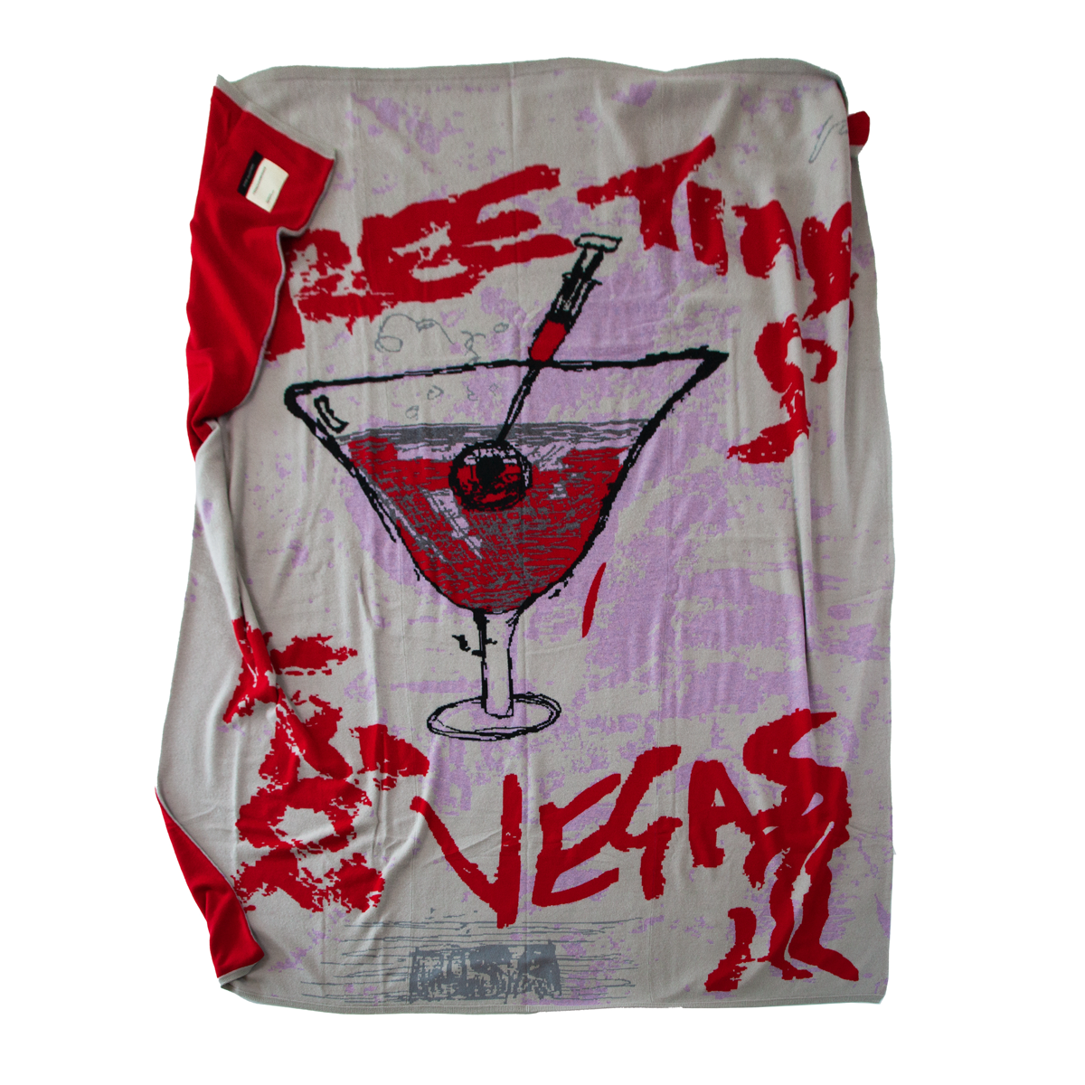 FRENCKENBERGER x SHANE MACGOWAN Greetings From Vegas Cashmere Blanket
