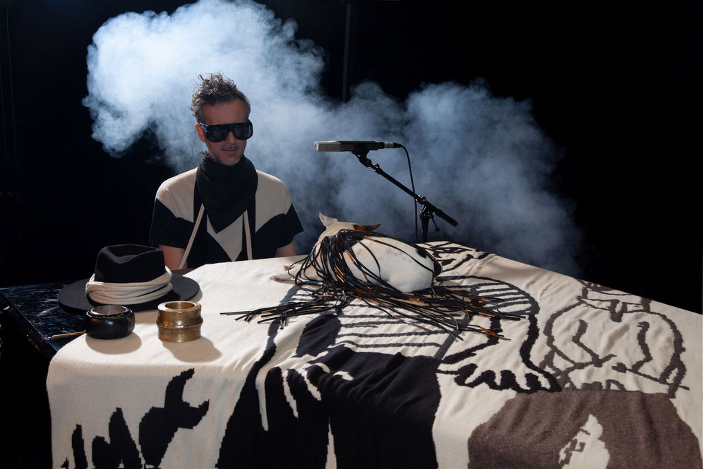 FRENCKENBERGER x SHANE MACGOWAN Leprechauns Cashmere Blanket