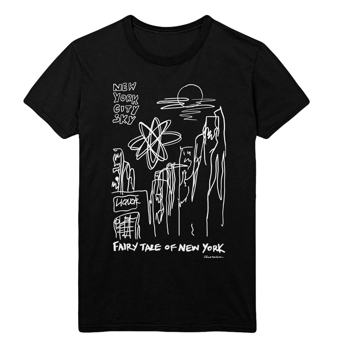 Fairy Tale of New York Black T-Shirt