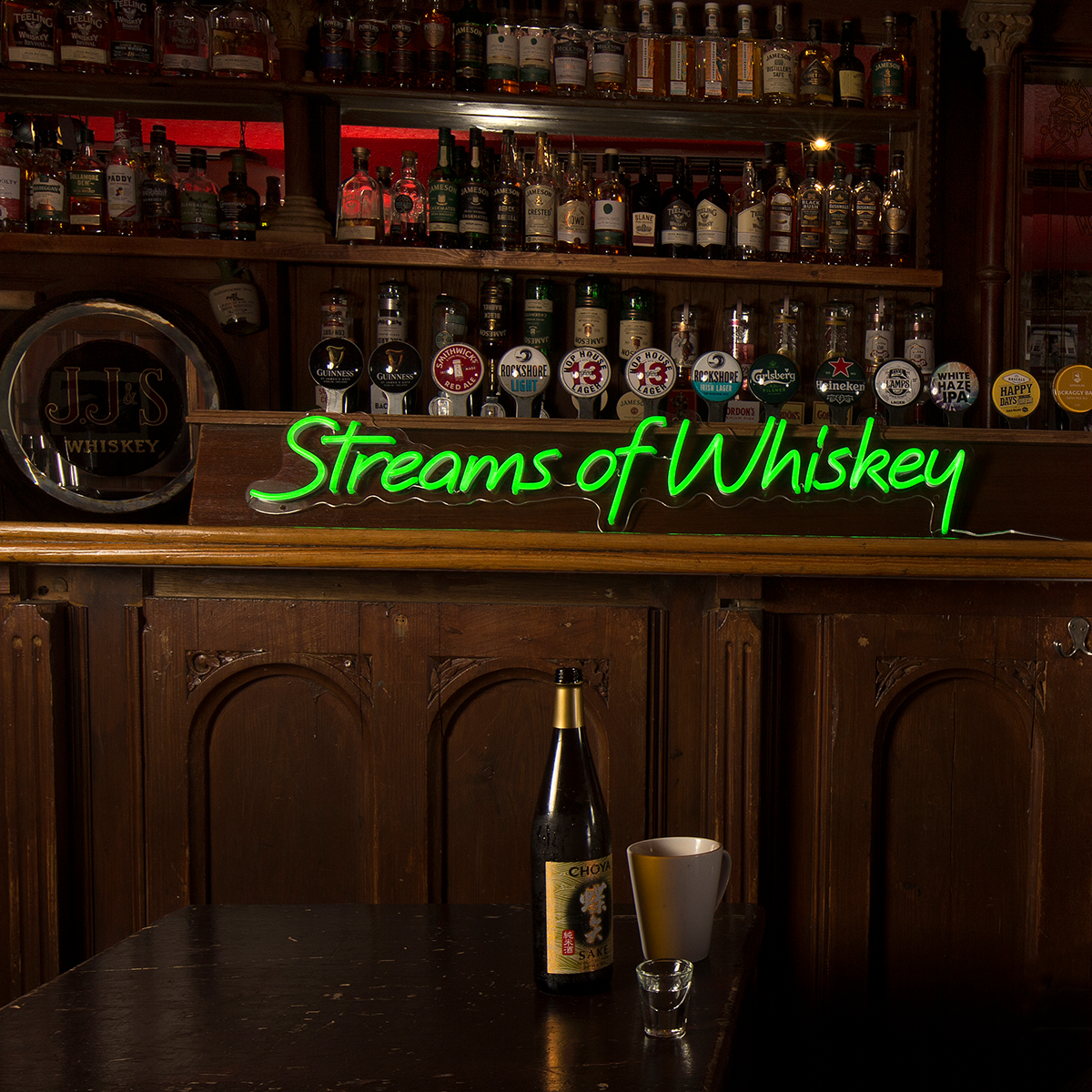 Streams of Whiskey Neon