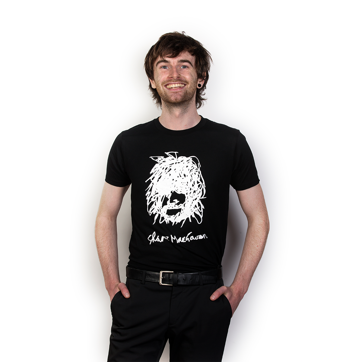 Shane Self-Portrait Black T-Shirt