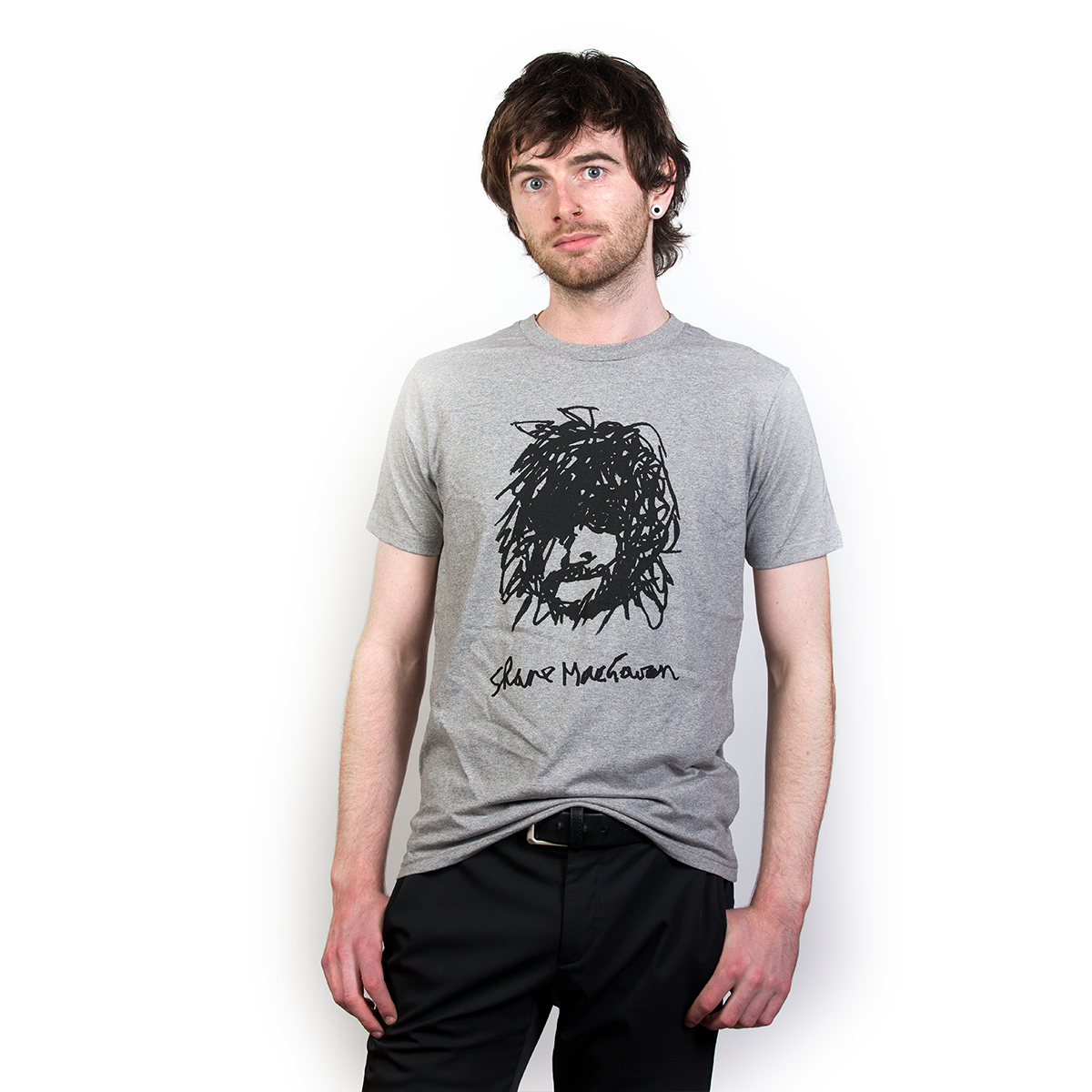 Shane Self-Portrait Grey T-Shirt