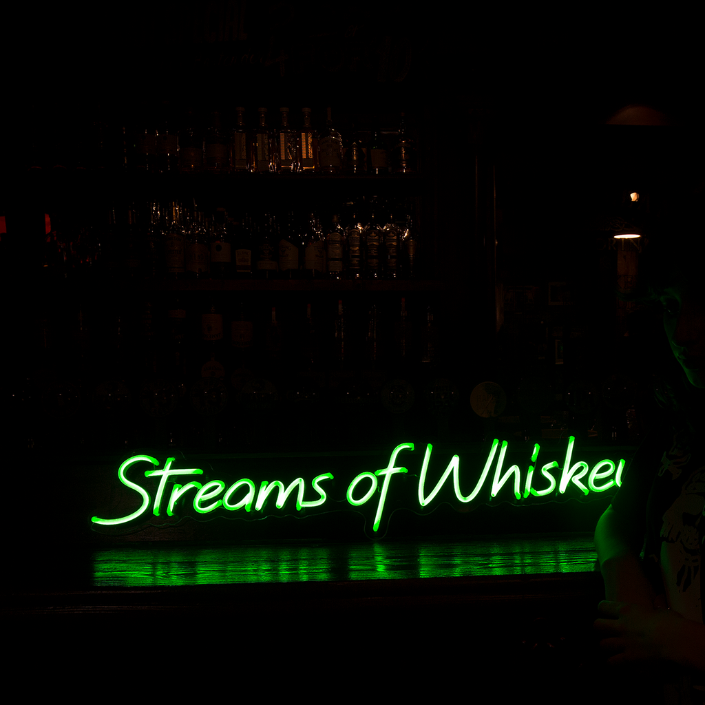 Streams of Whiskey Neon